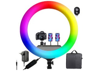 RGB Ring Light With Large Tripod for Camera and Mobile phone