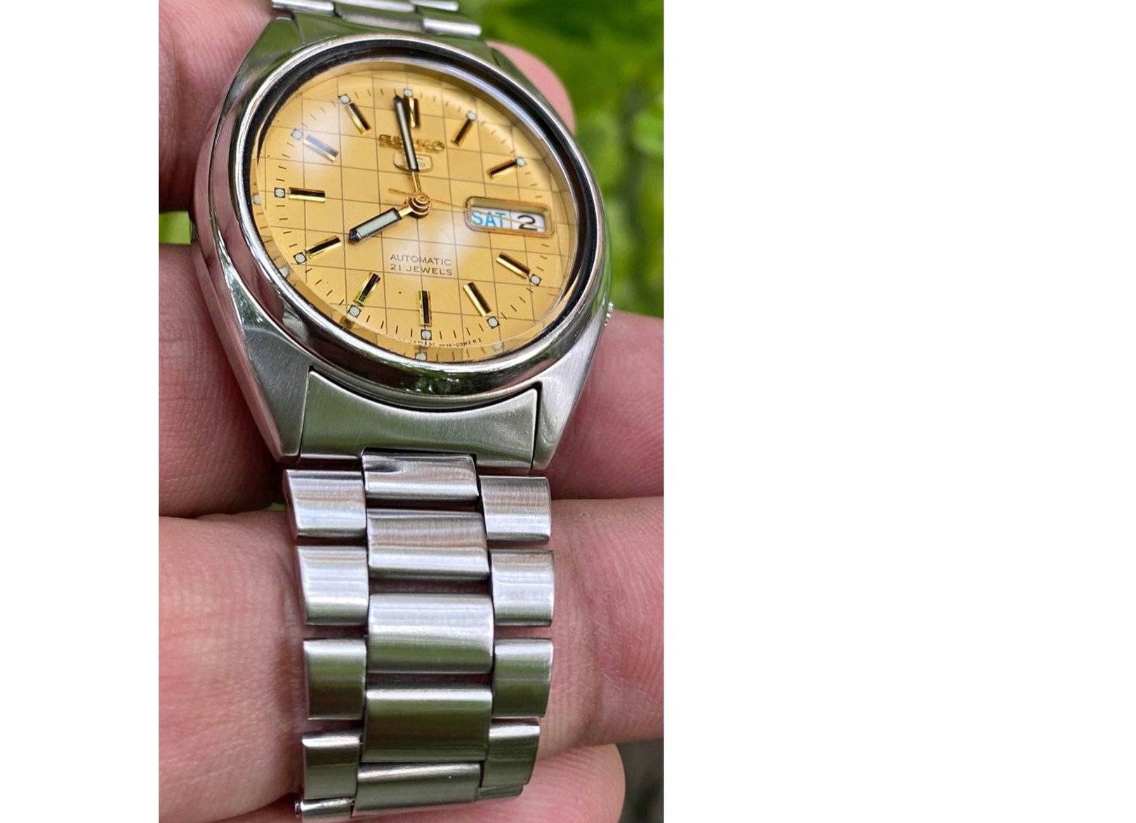 Seiko 5 Automatic 7s26 Golden Checkers