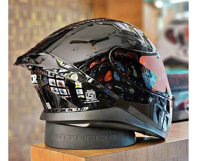 Axor black shine helmet