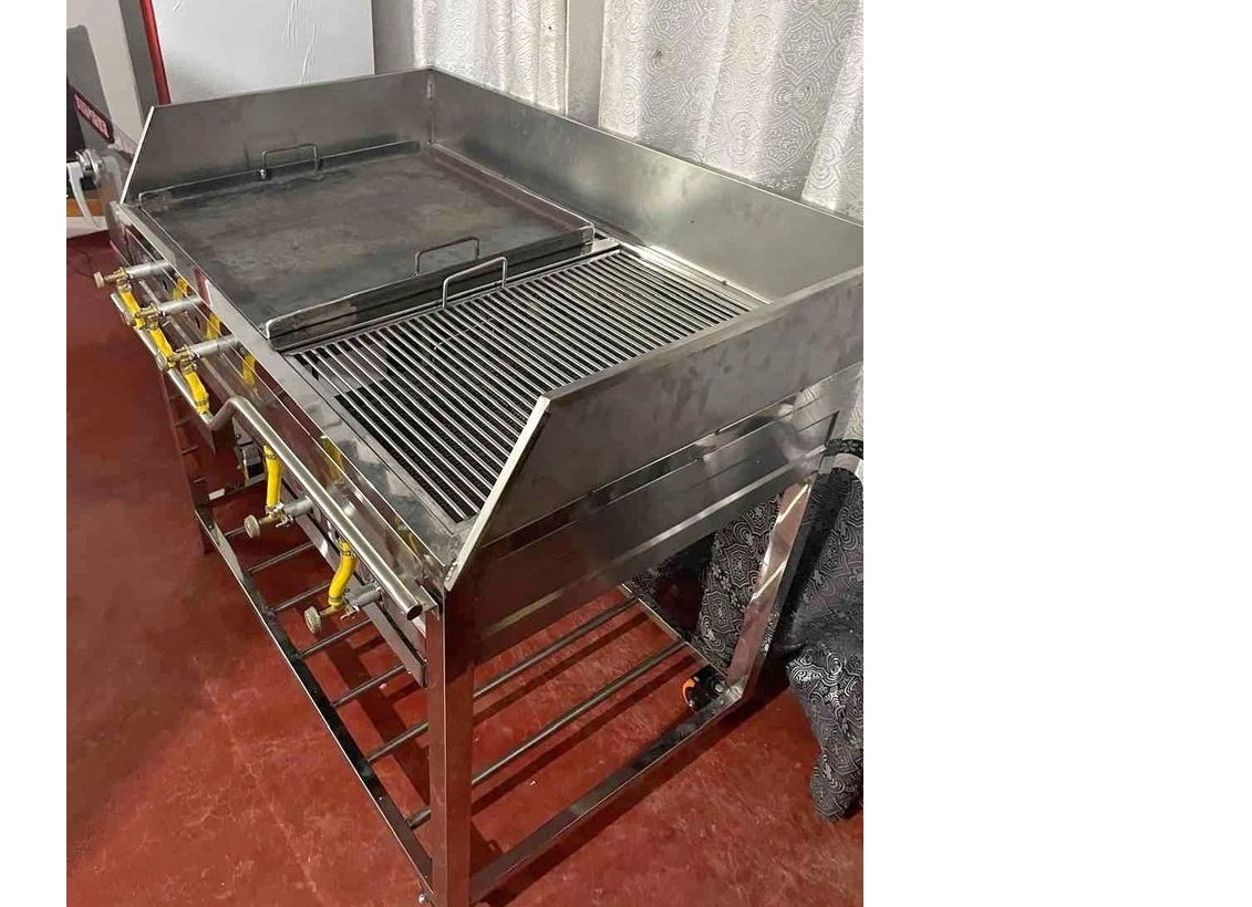 Kottu and BBQ Grill stainless steel