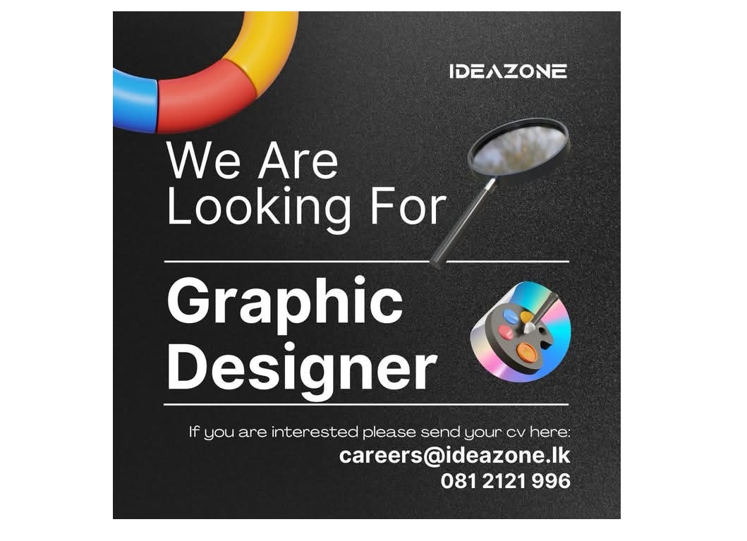 We are looking for graphic designers ⚠️