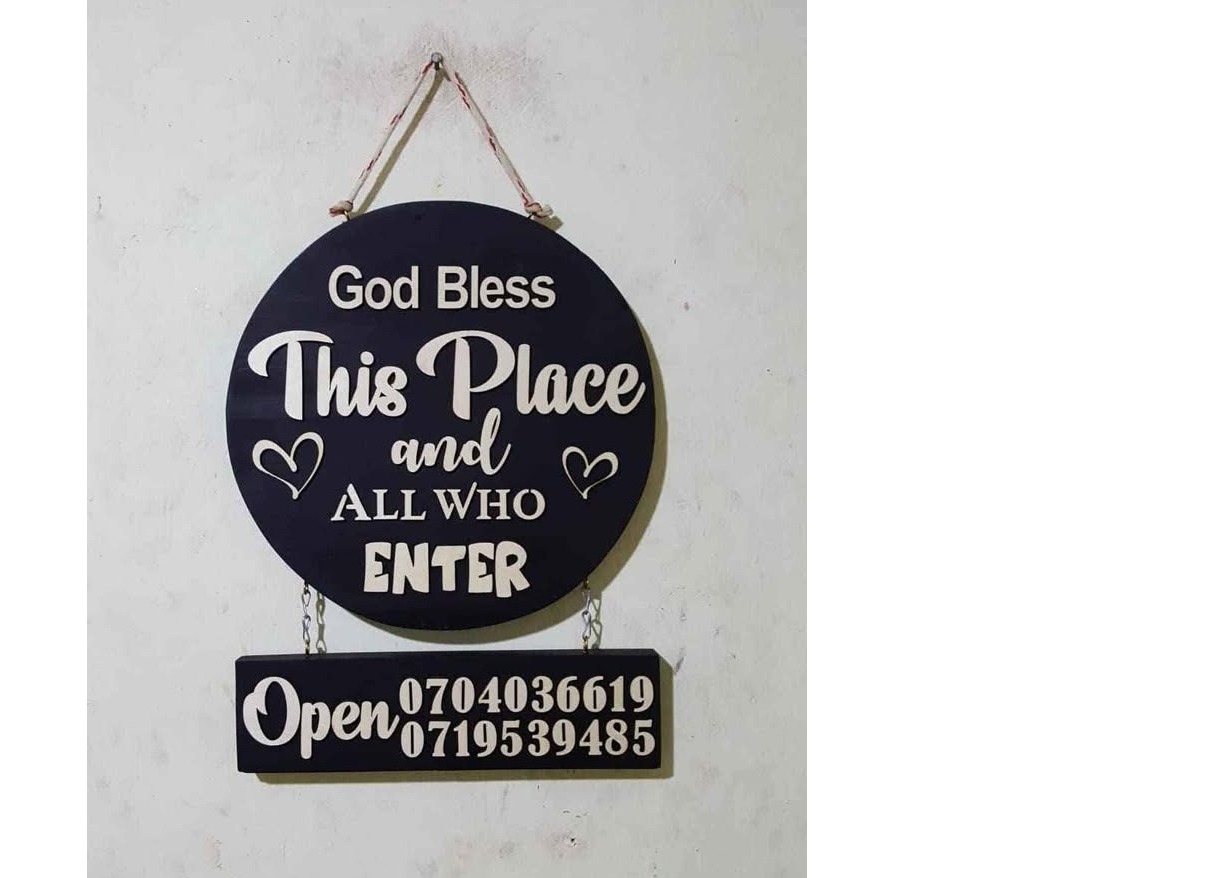 Wooden wall decoration