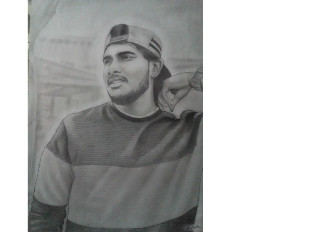 Pencil art 🎨  + colours