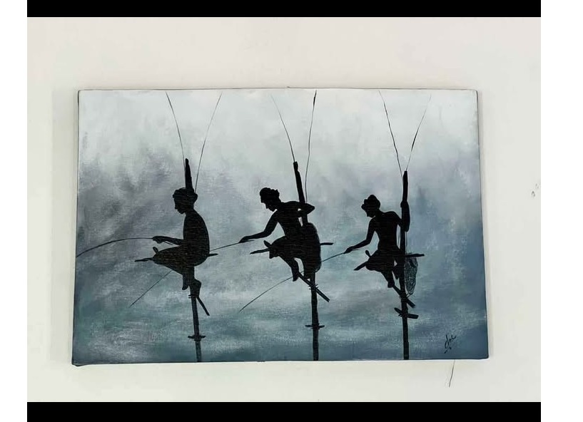 100% Hand Drawn Canvas Paintings