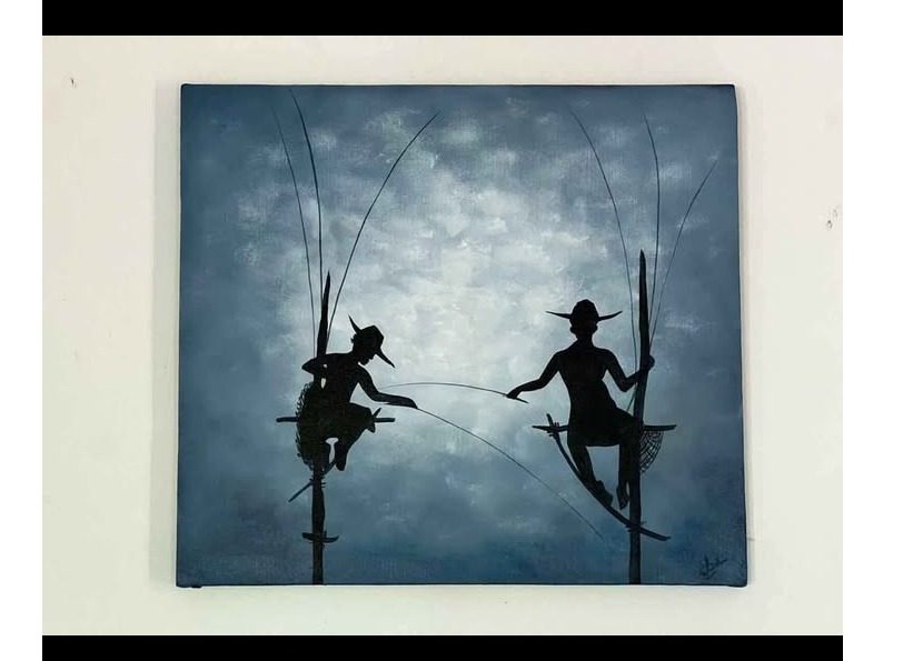 100% Hand Drawn Canvas Paintings