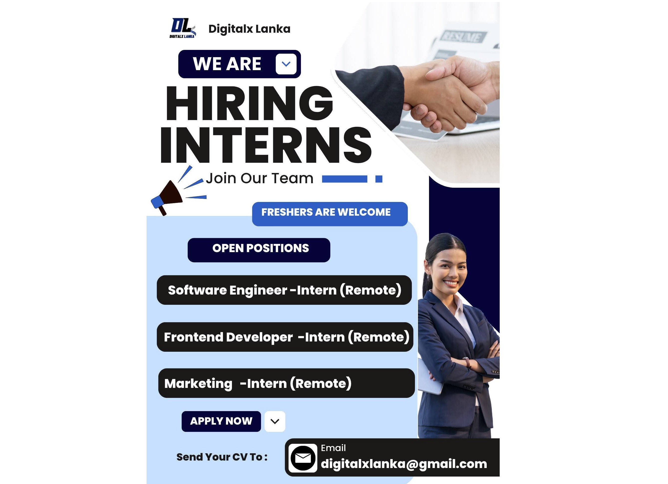 🔅 We are hiring interns 🔅