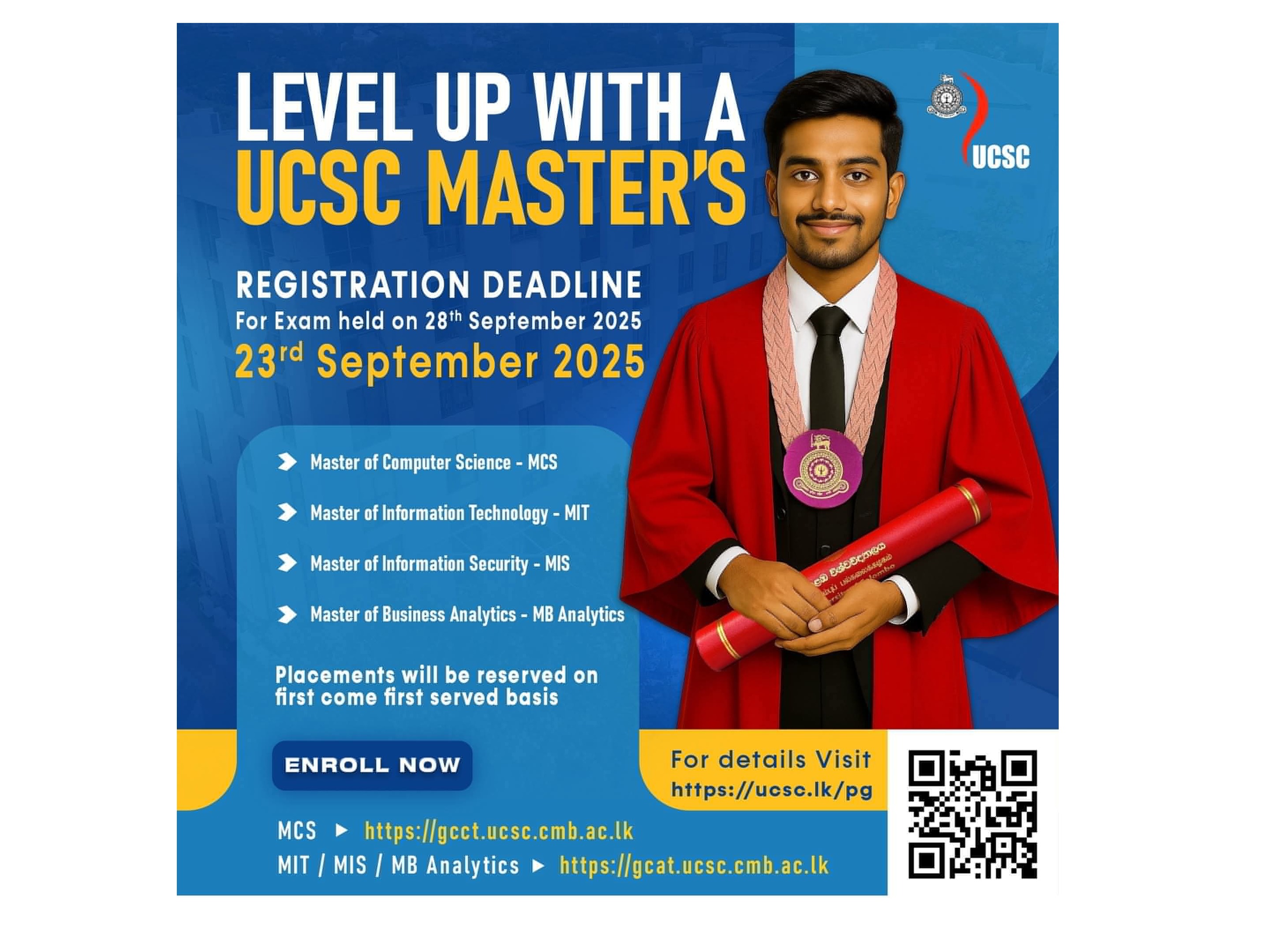Level up with UCSC masters 🎓