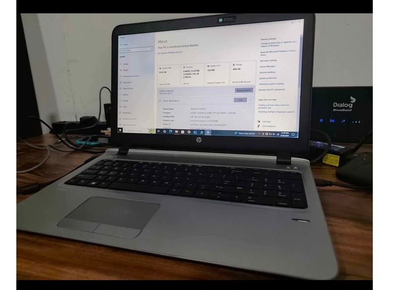 Core i5-6th Gen Laptop-DDR 4- 8Gb Ram-500 GB HARD DISK-Windows 10 pro genuine