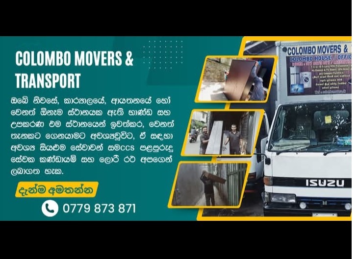Colombo movers & Transport ✨️