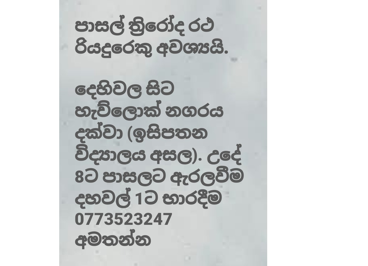 School three wheel driver wanted 🛺