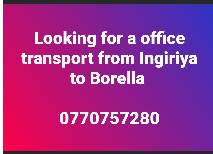 Looking for office transport 🚌