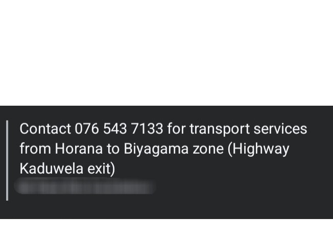 Transport service 🚎