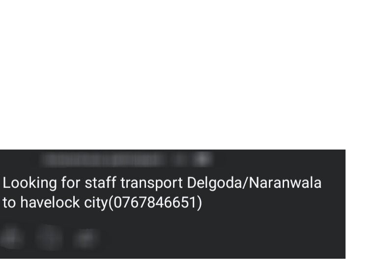 Looking for staff transport 💼