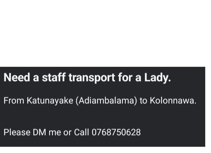 Katunayaka to kolonnawa 🔎