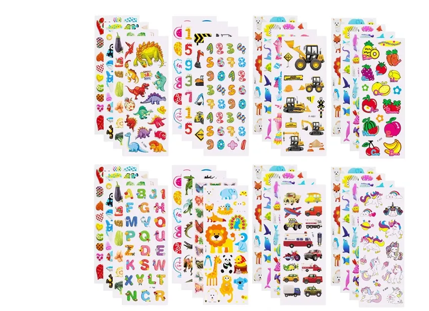 5 Sheets Kids Stickers