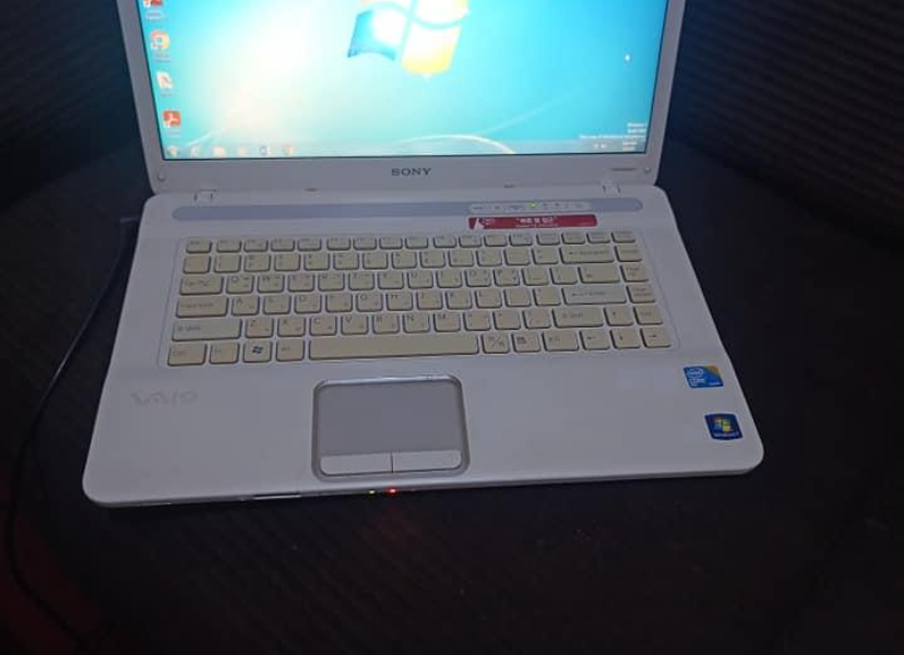 Sony White Laptop