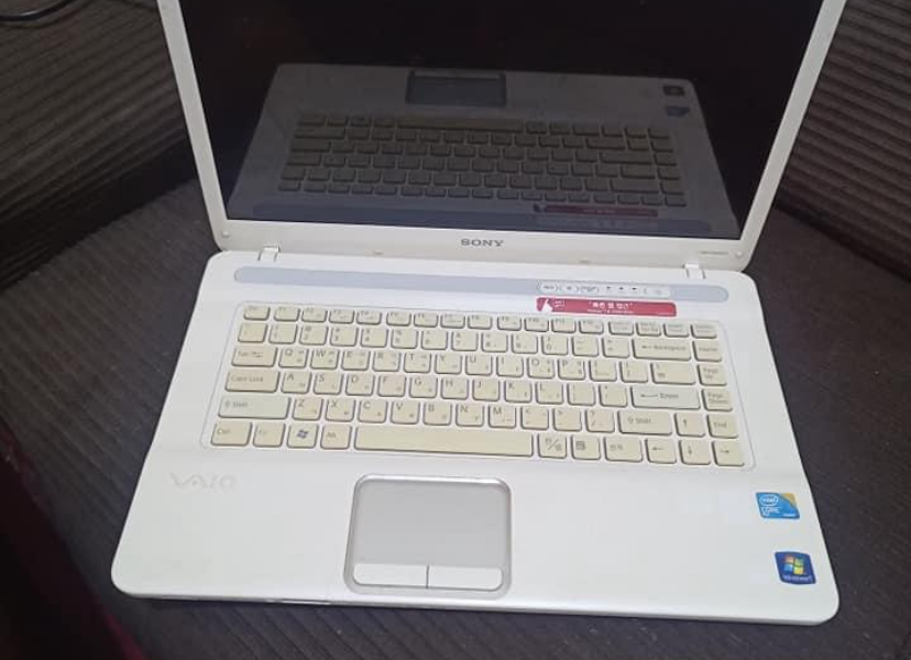 Sony White Laptop