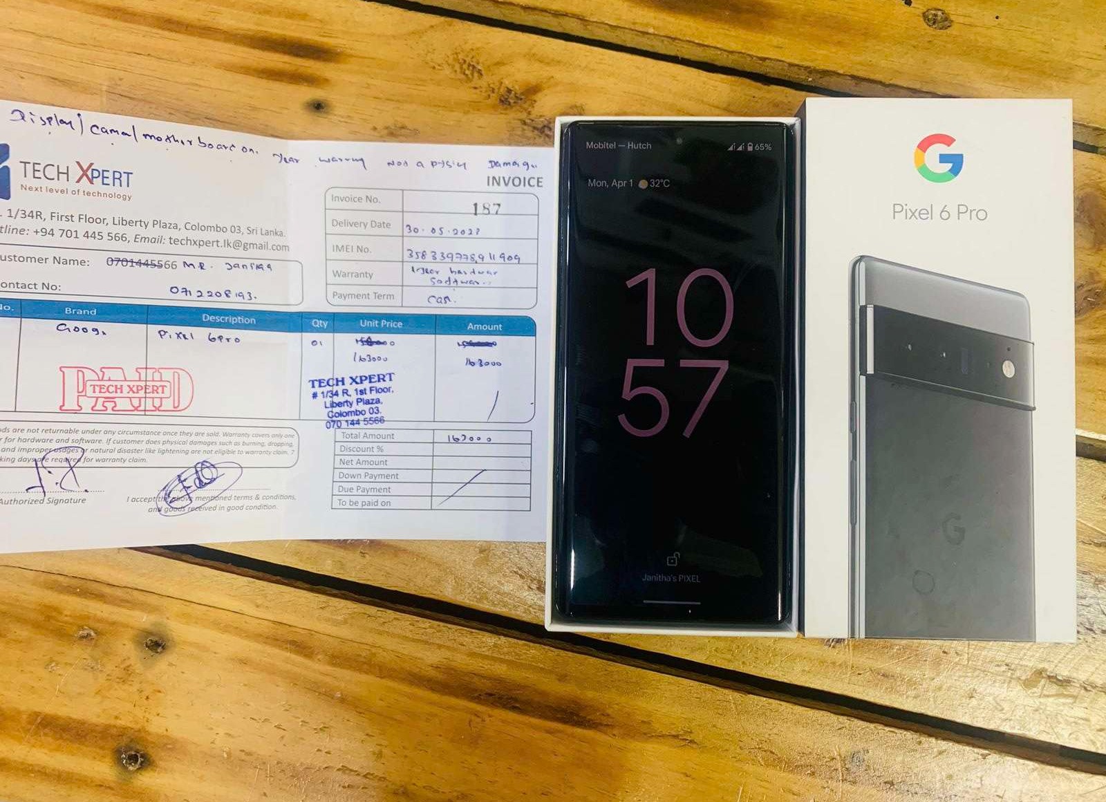 Google pixel 6 pro (Used)