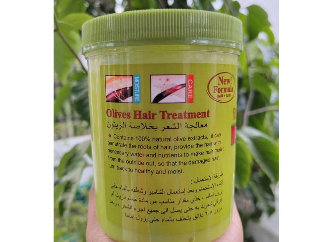 Olive oil hair treatment