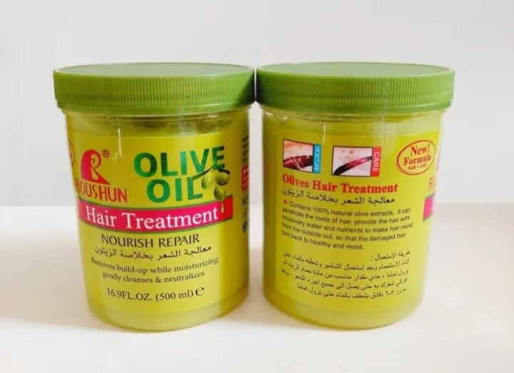 Olive oil hair treatment