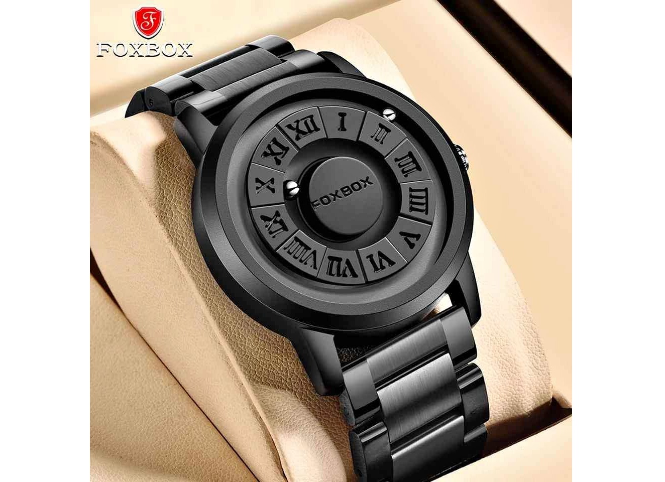 FOXEBOXE Man watch LIGE Brand Creative Stainless Brand