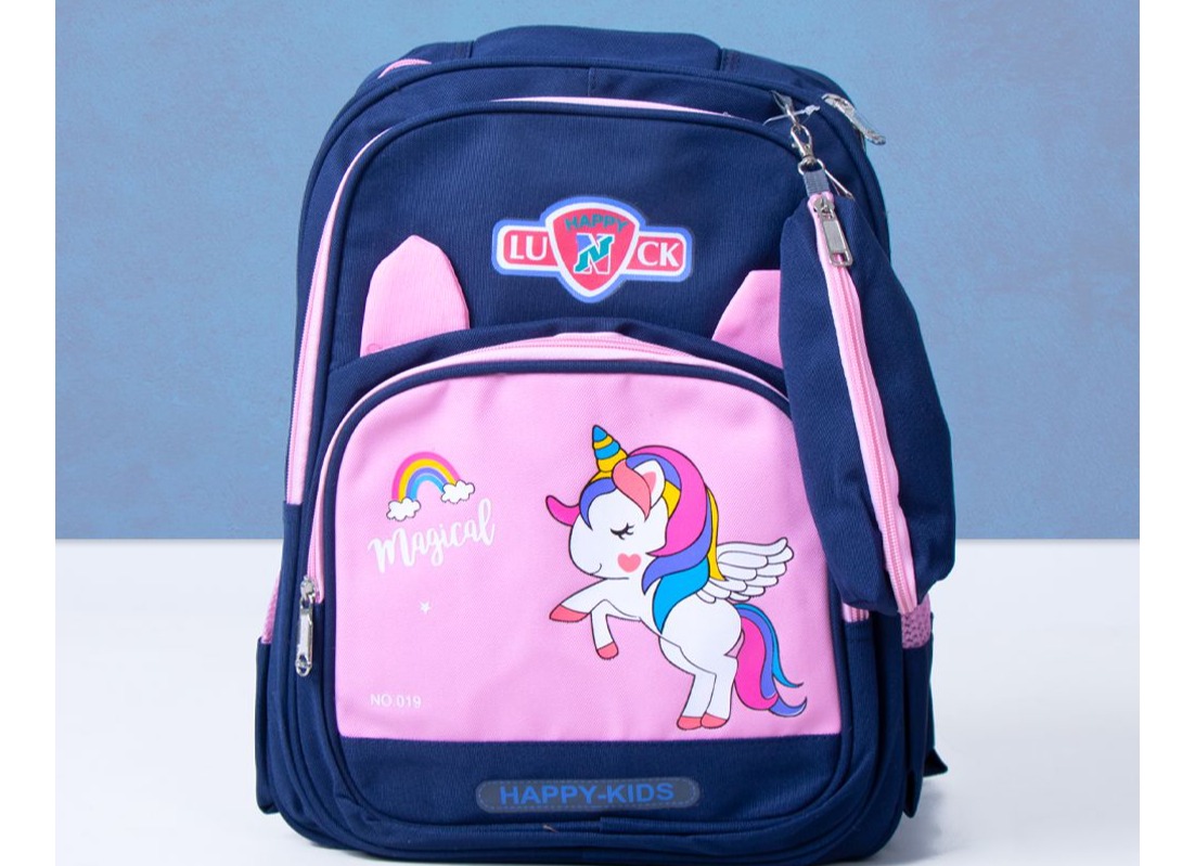 KIDS PRINTED SCHOOL BACKPACK