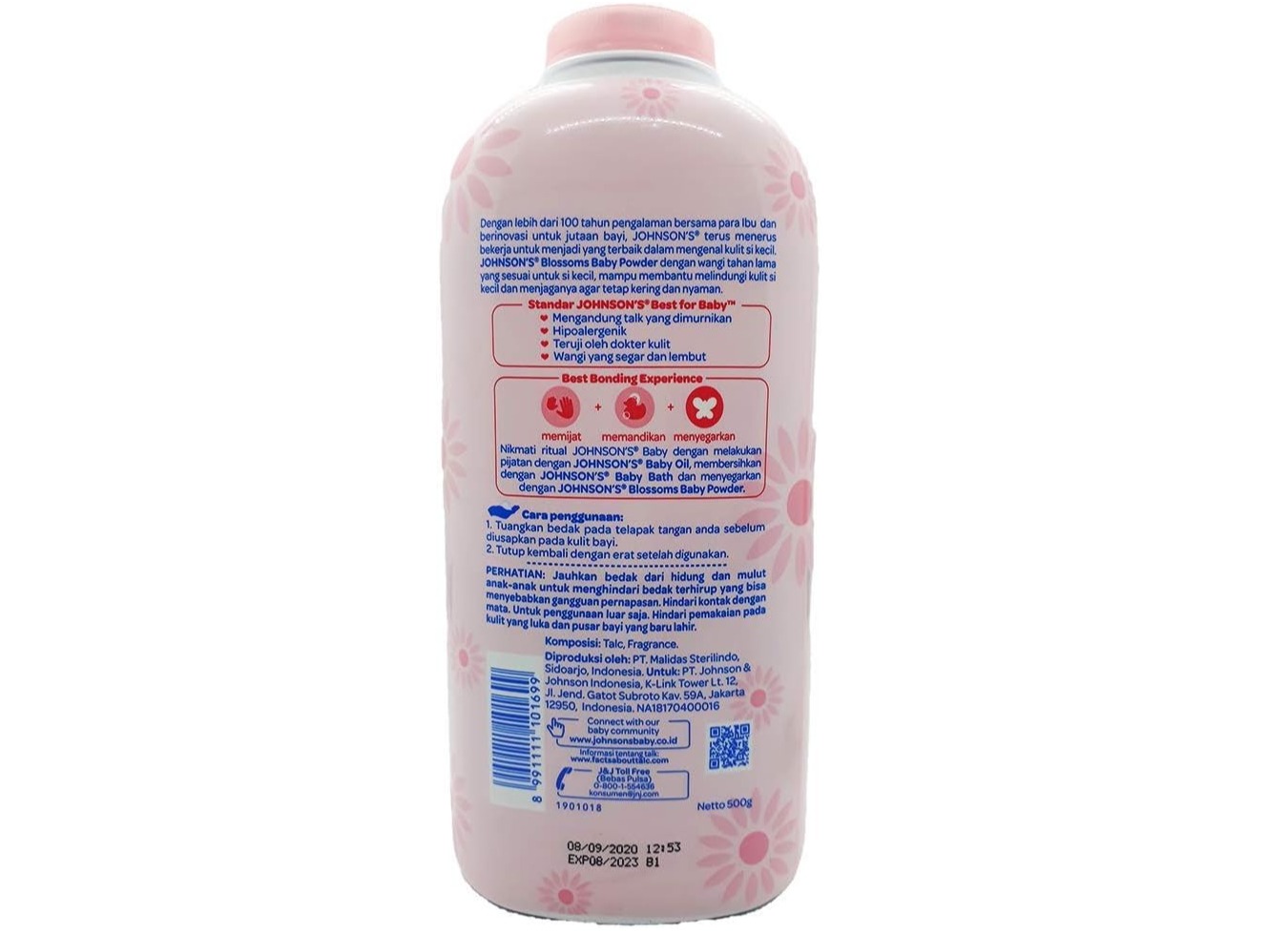 Johnson’s Blossoms Baby Powder 75g + 25g