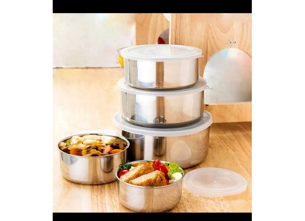 5 pcs Stainless steel protect fresh Box