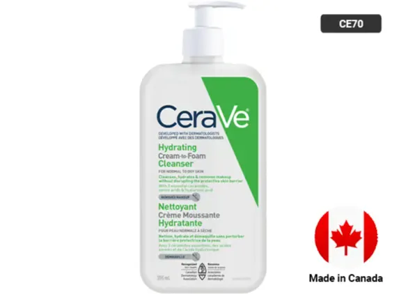 CeraVe Hydrating Cream-to-Foam Cleanser 355ml