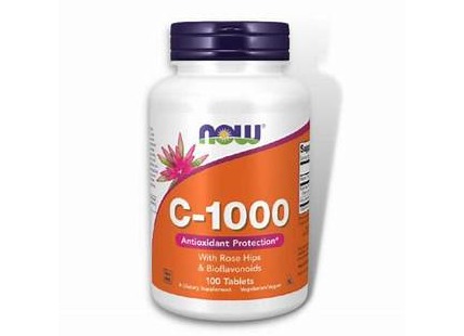 Now Vitamin C 1000mg 100 Tablets