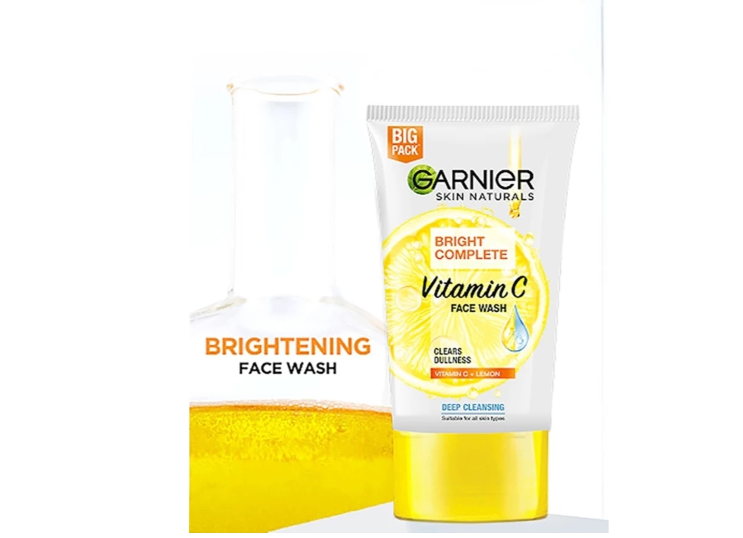 Garnier Brigjt Complete Vitamin C face wash