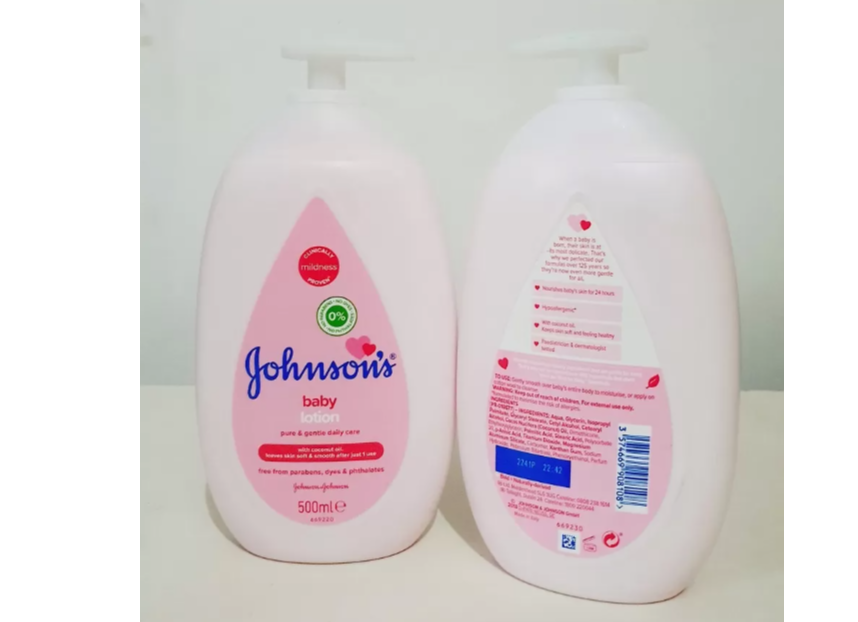 Johnson pink lotion