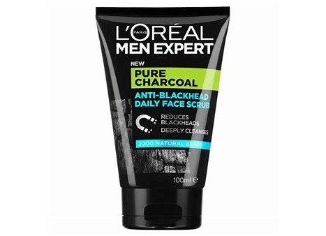 LOREAL Men Expert Pure Charcoal Anti-Blackhead Scrub 100ml