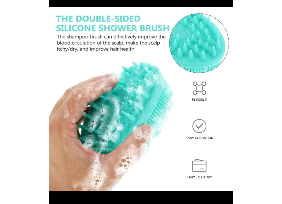 Silicon Bath brush