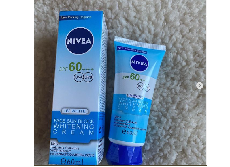 Nivea SPF 60 Face sun block whitening cream