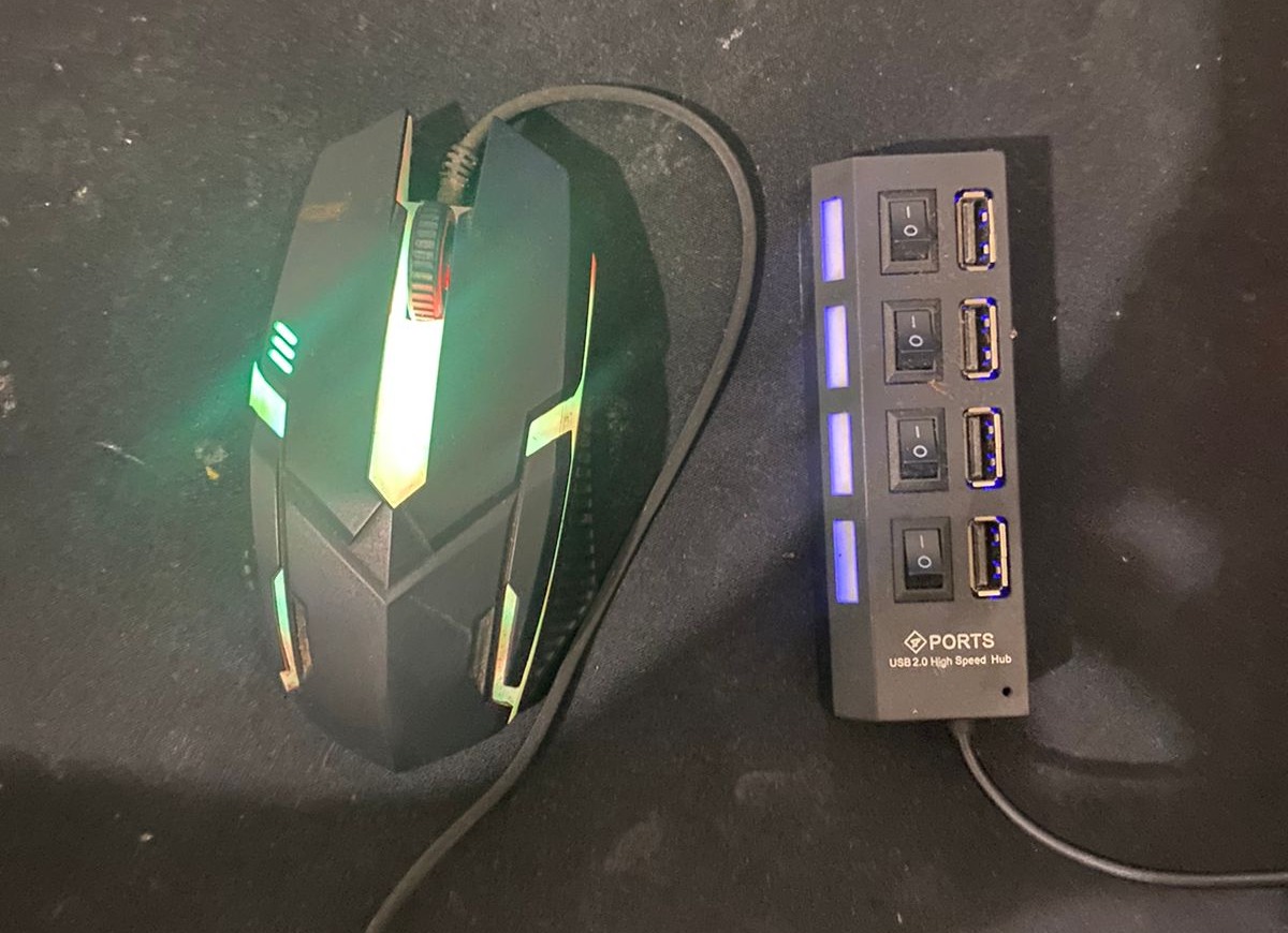 RGB Mouse & USB Adapter