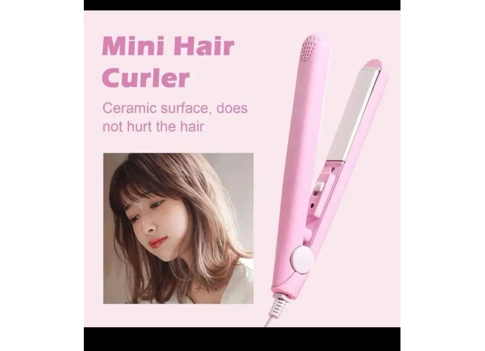 Mini hair straightener