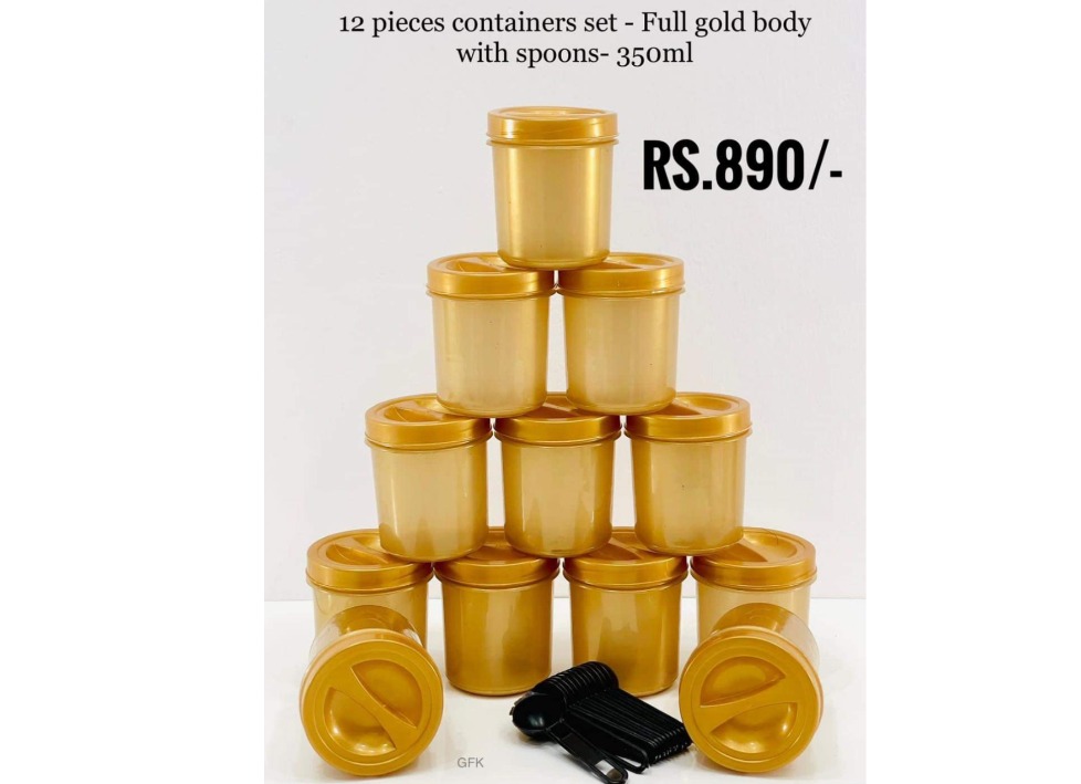 12 Pcs Container set with spoon