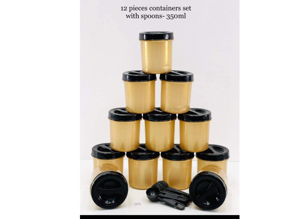 12 Pcs Container set with spoon