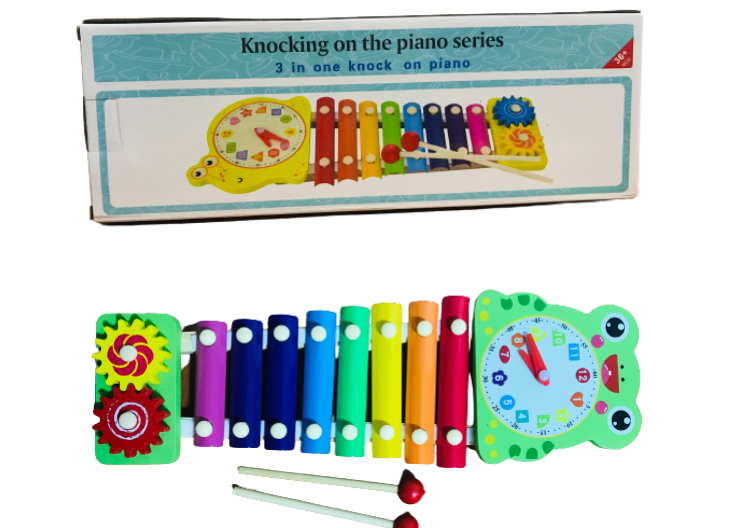 Knocking on the Piano Series 3-in-1 Baby Toys - Interactive and Developmental Toys for Infants and Toddlers