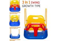 Baby Swing Indoor Outdoor Safe Healthy Swing With Hanging Rope 3 Pieces