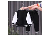 New Kids Casual Clothing Sets Boys Girls Baseball Sports Suit Coat Pant 2Pcs Tracksuit Spring Autumn Thin Baby Outfits 1-4 Years