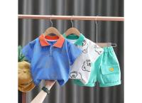 New Summer Baby Clothes Suit Children Boys Girls Cartoon Bear T Shirt Shorts 2Pcs/Set Toddler Casual Clothing Kids Tracksuits