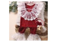 Ylsteed Newborn Lace Jumpsuit with Headband Baby Girl Photography Outfits Newborn Photo Shooting Clothes