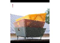 Kitchen Collapsible Storage Folding Basket Large Capaicty