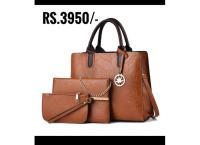 Ladies Hand Bag set (3 item together )