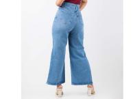 Item : High Waist Straight Leg Side Open Jeans