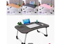 Small folding laptop table