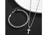 Men's necklace & bracelet