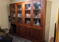 Large teak book cupboard. Best price 👌